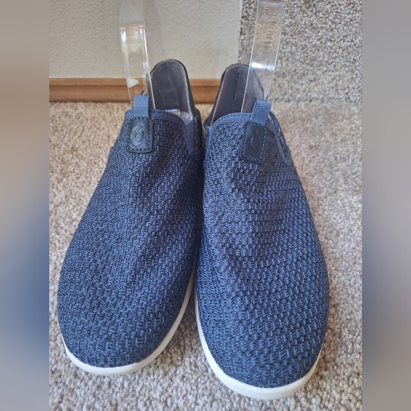 Olukai Alapa Mens Blue Slip On Drop Heel Woven Blue Casual Shoe Size 7 - Picture 5 of 9
